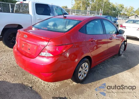 2017 Hyundai Accent Se z USA, uszkodzony, nr VIN KMHCT4AEXHU355800